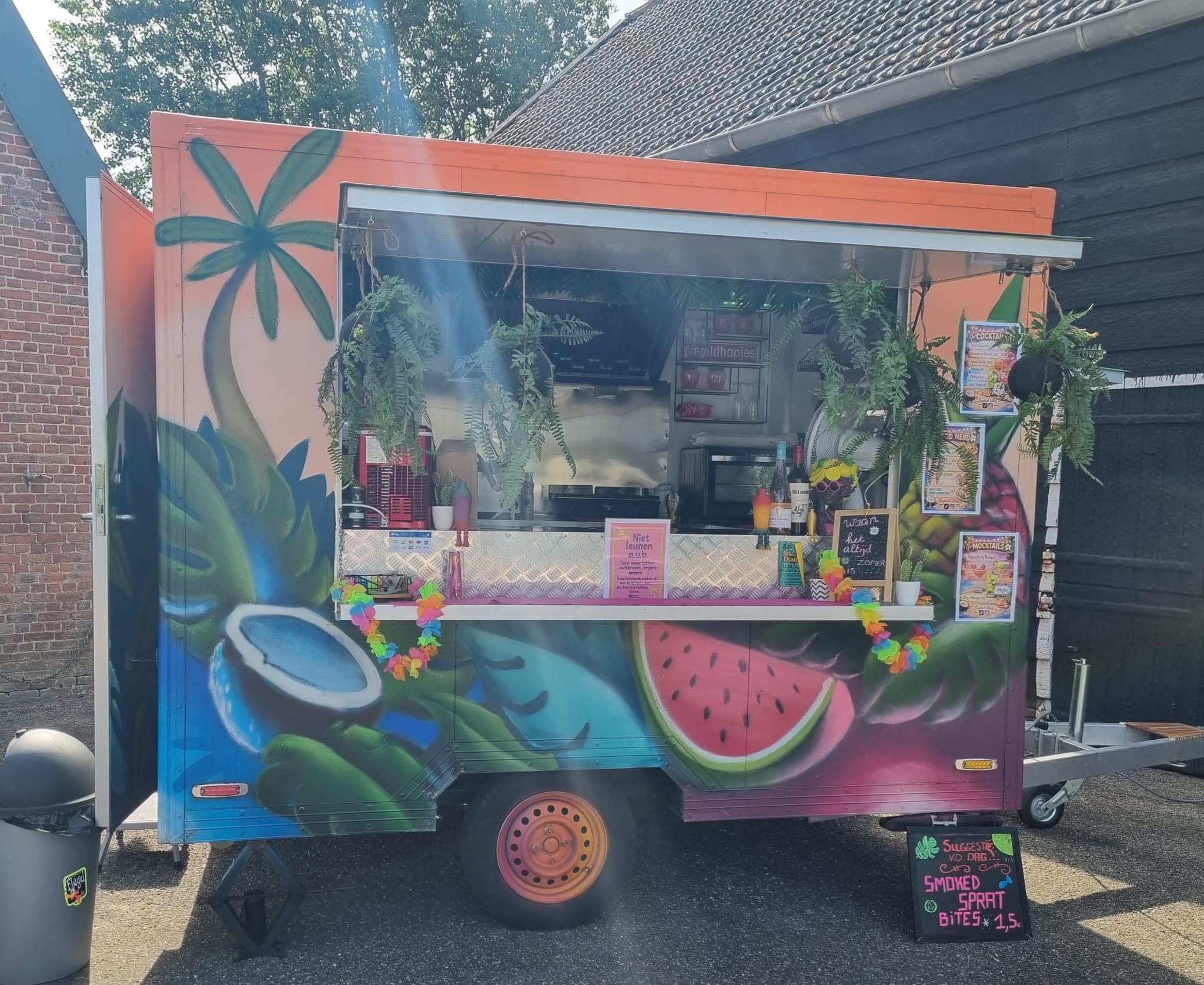 Djadja foodtruck op locatie